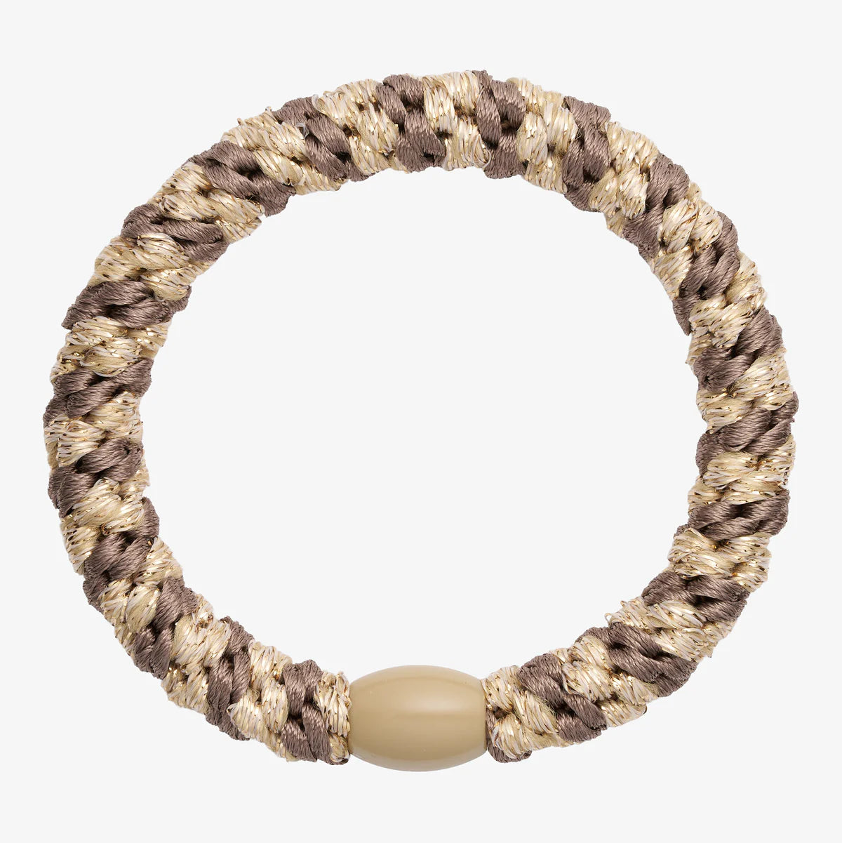 Hair boble - stribet gold
