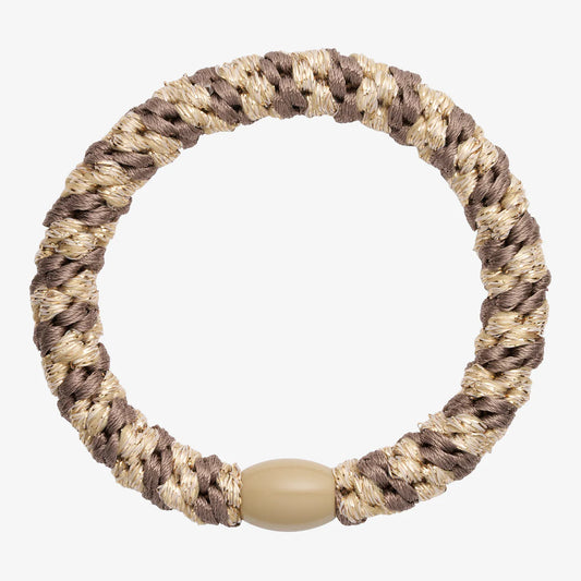 Hair boble - stribet gold