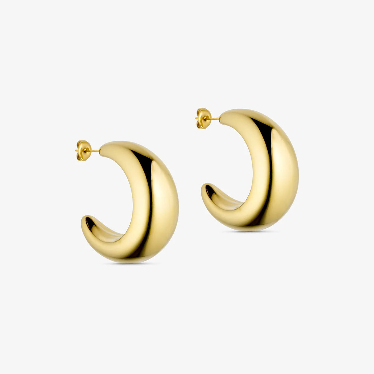 wolff jewlery:  Mindy Hoops - 18 karat guldbelag