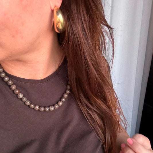 wolff jewlery:  Mindy Hoops - 18 karat guldbelag