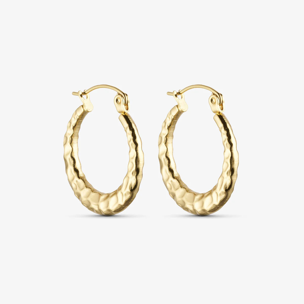 wolff jewlery:  Rusty Big Hoops - 18 karat guldbelagt ()
