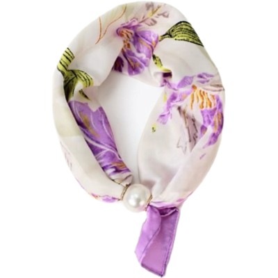 Chloe Scarf w. magnetic pearl