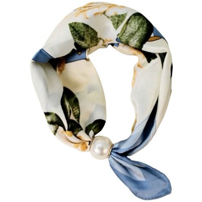 Chloe Scarf w. magnetic pearl