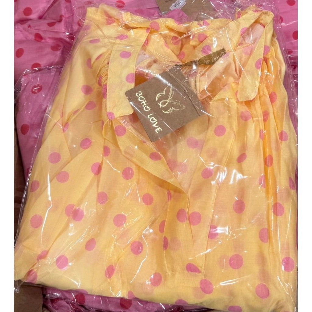 B1352 Melona prikket bluse bm 142