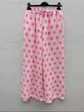 B1358 Bomb pants dot blue