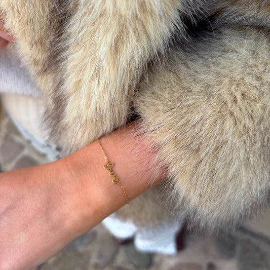 Luna Love Bracelet - 18 karat guldbelagt