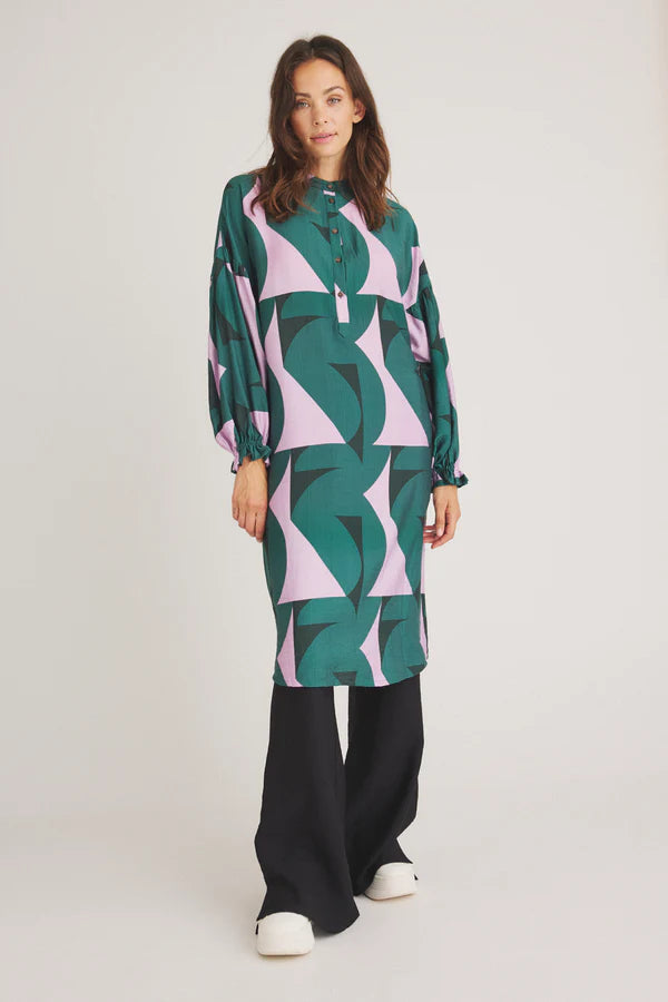 Maritola Dress - Jungle green