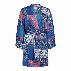 PATTY-KIMONO - BLUE PATCHWORK