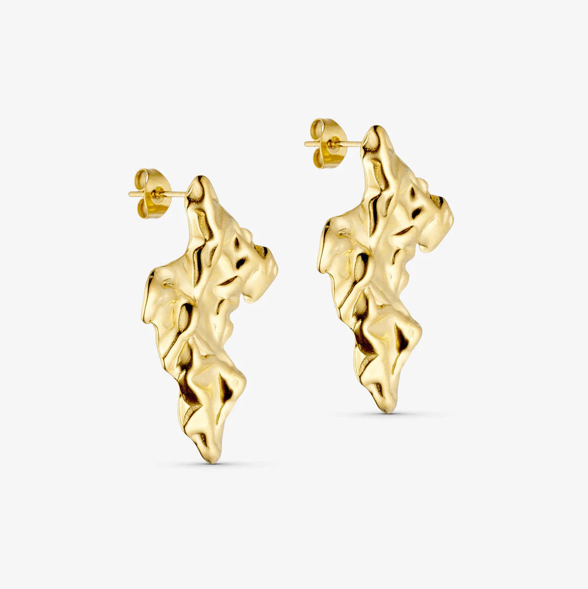 wolff jewlwry; Rustic Big Earring