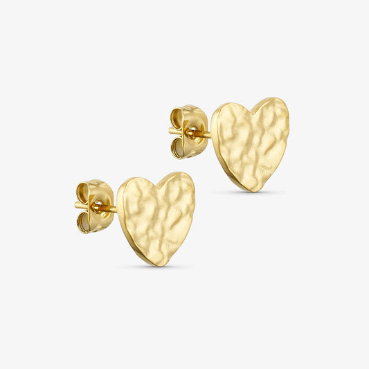 Rustic Heart Earstud
