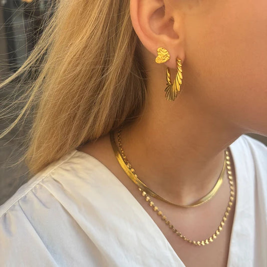 Sunny Chain Necklace - 18 karat guldbelagt