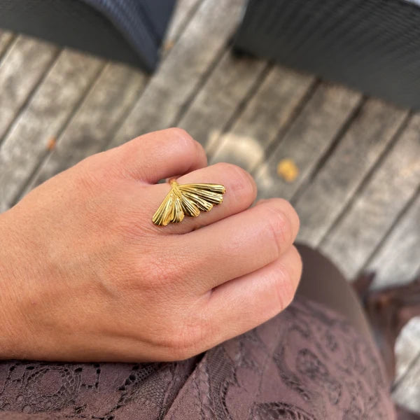Tempy Ring - 18 karat guldbelagt