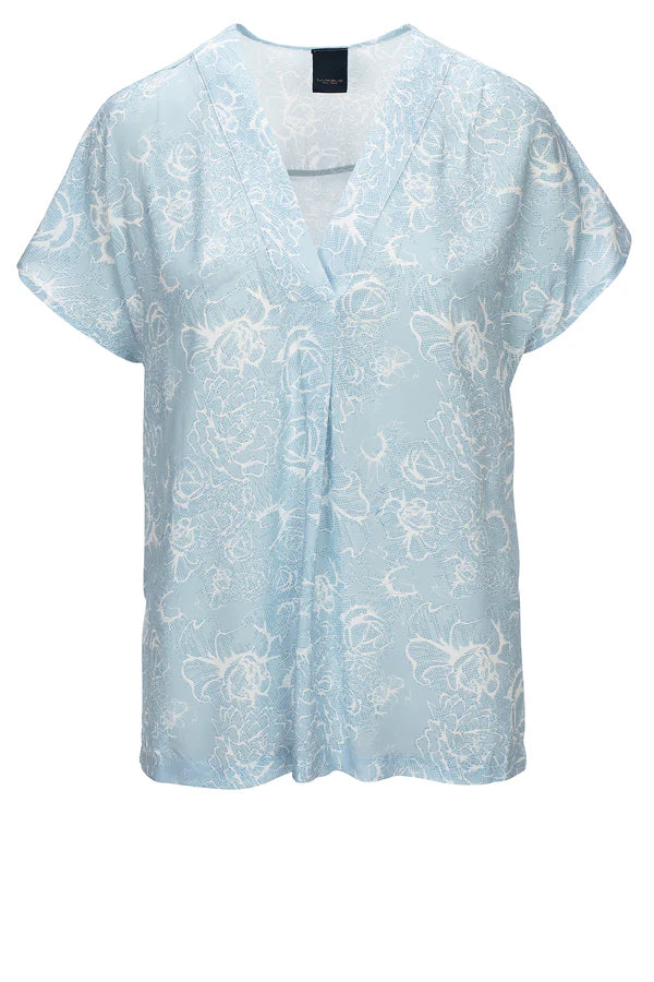 Zanello Blouse Campaign baby blue