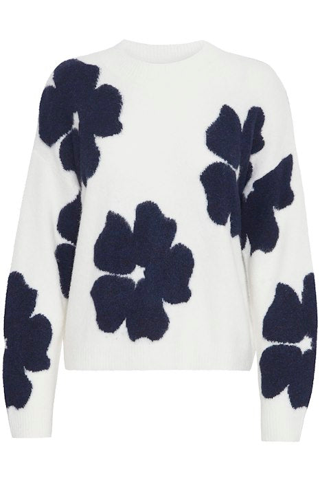 BYOMEA FLOWER JUMPER KNIT