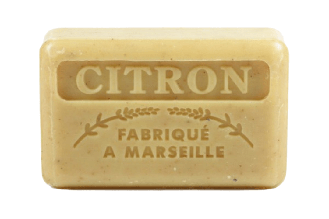 125 g fransk sæbe med knust citron