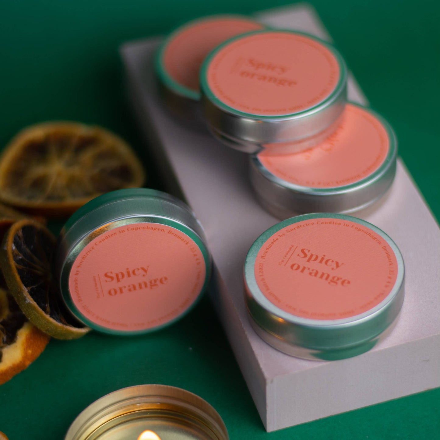 Mini duftende sojelys, Spicy Orange