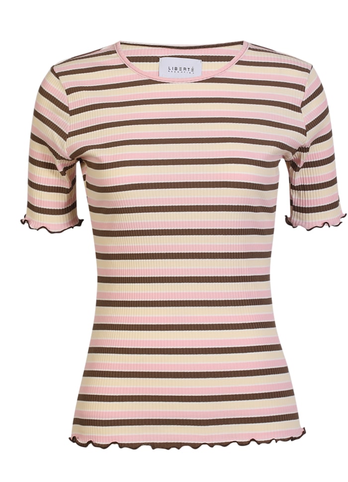 NATALIA-SS-BLOUSE  stribet tshirt