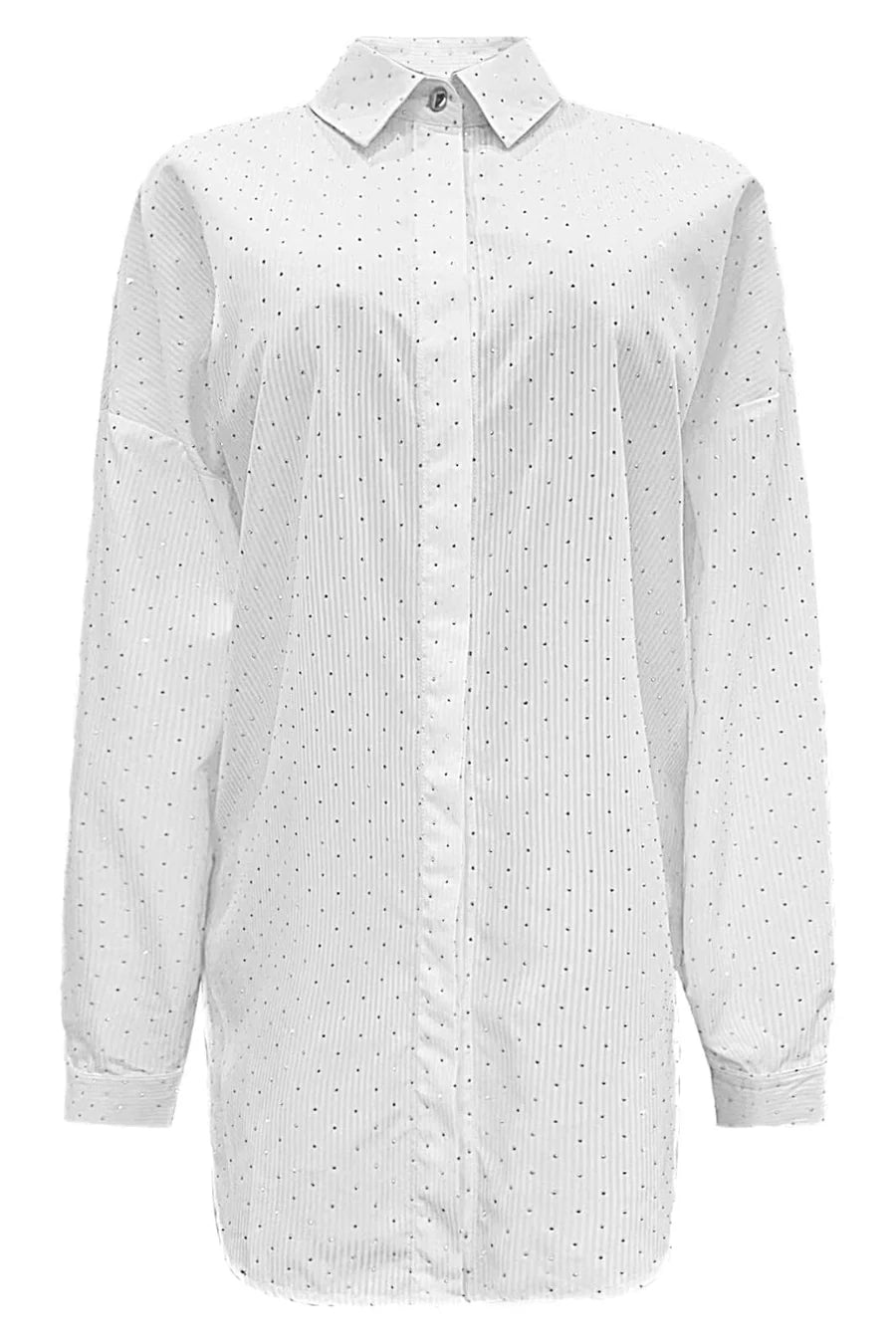 SARA-LS-SHIRT-WHITE DIAMOND STRIPE