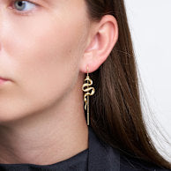 pure: WILLOW CHAIN EARRINGS