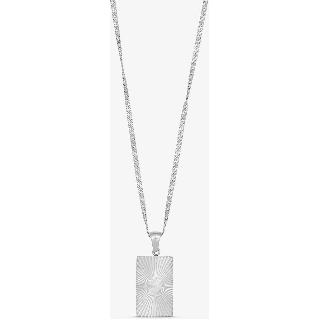 Wolff Sunny Square Necklace - 18 karat guldbelagt