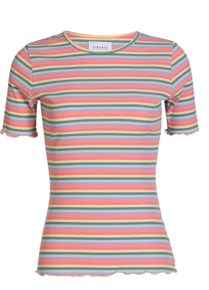 NATALIA-SS-BLOUSE  stribet tshirt