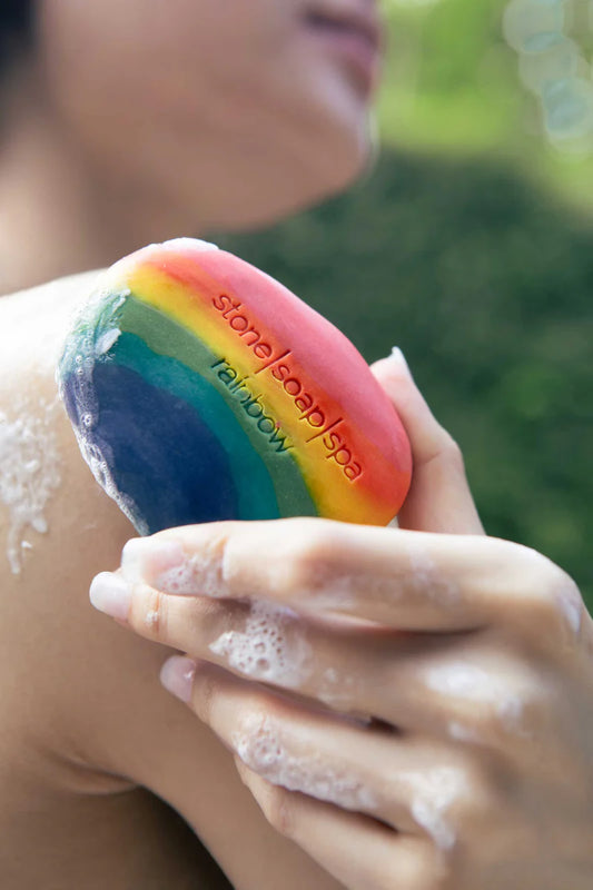Stone Soaps: Rainbow soap