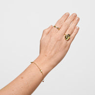 Pure: DELILAH RING W. FOIL TOP