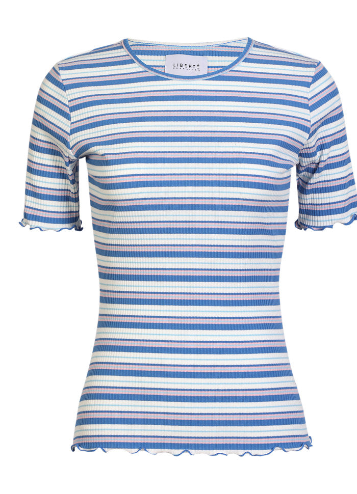 NATALIA-SS-BLOUSE  stribet tshirt